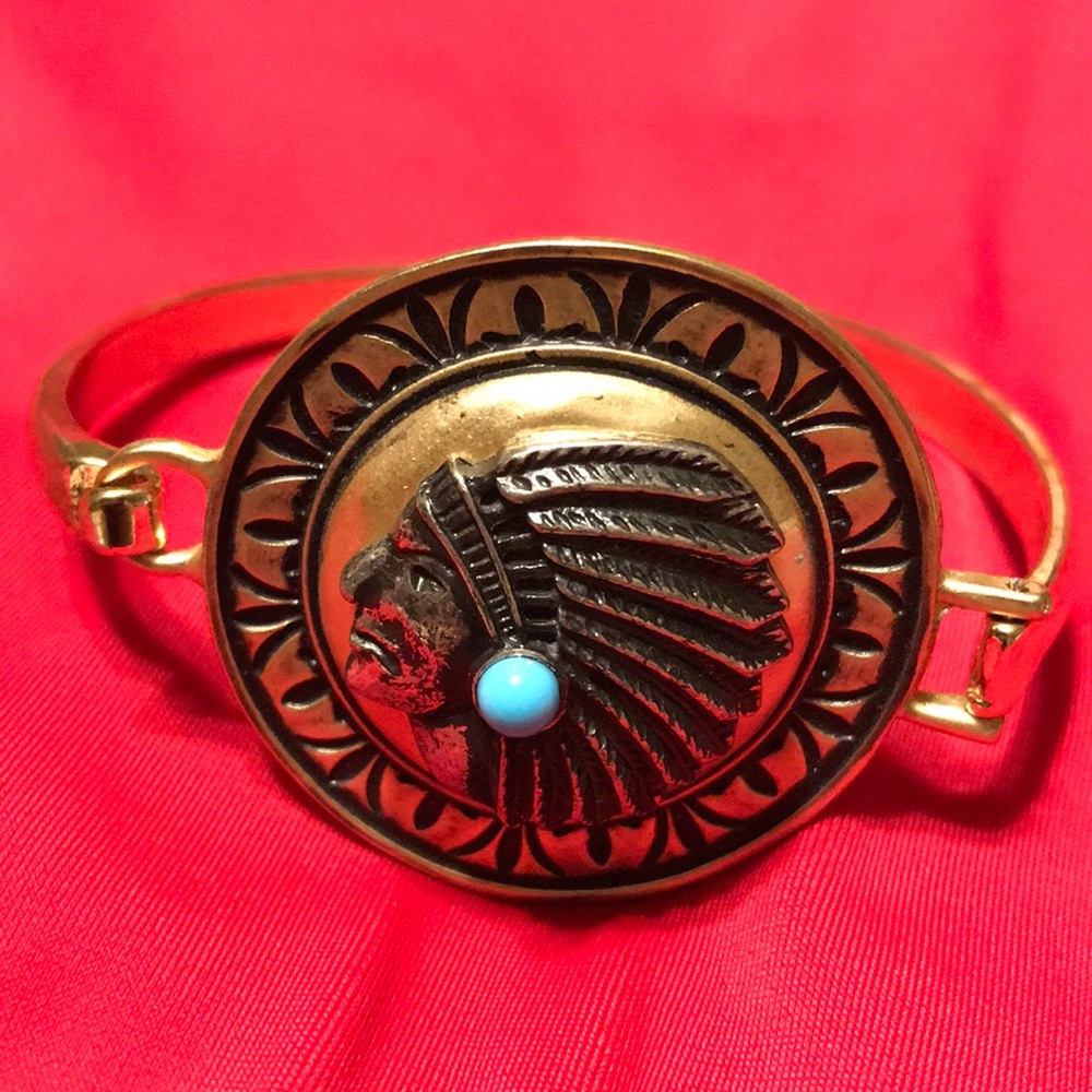 Native American Chief Bracelet - image 3